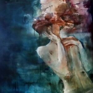 'Drop.' 8" x 10" archival ink giclee print on watercolor paper.